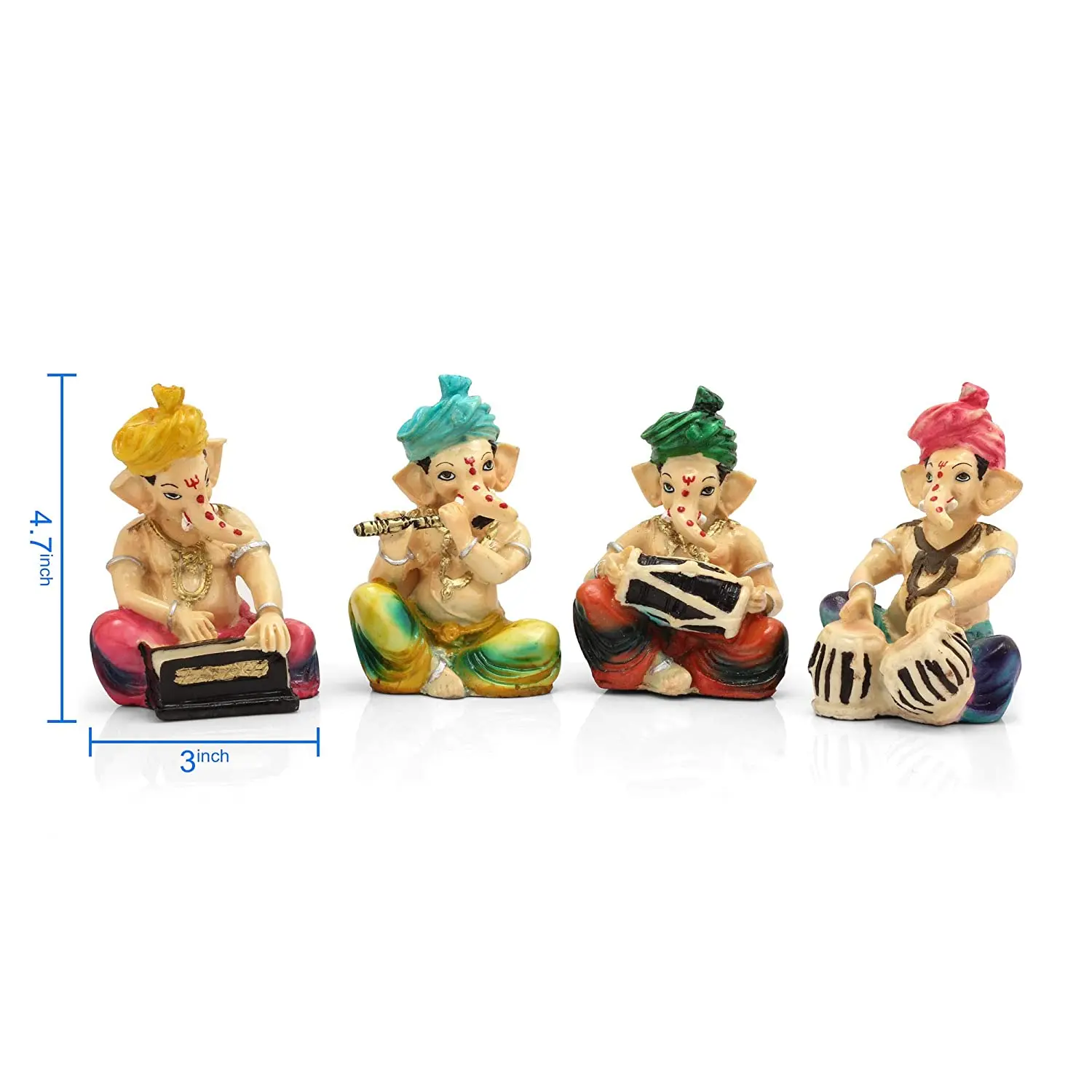 4 Musical Ganesha Idols