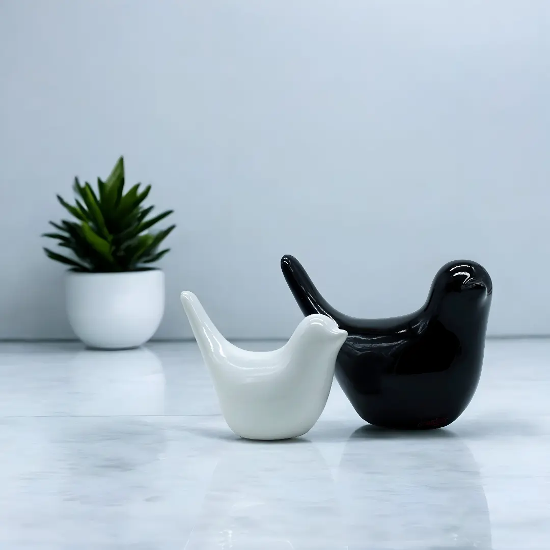 Ceramic Bird Statue jpg,