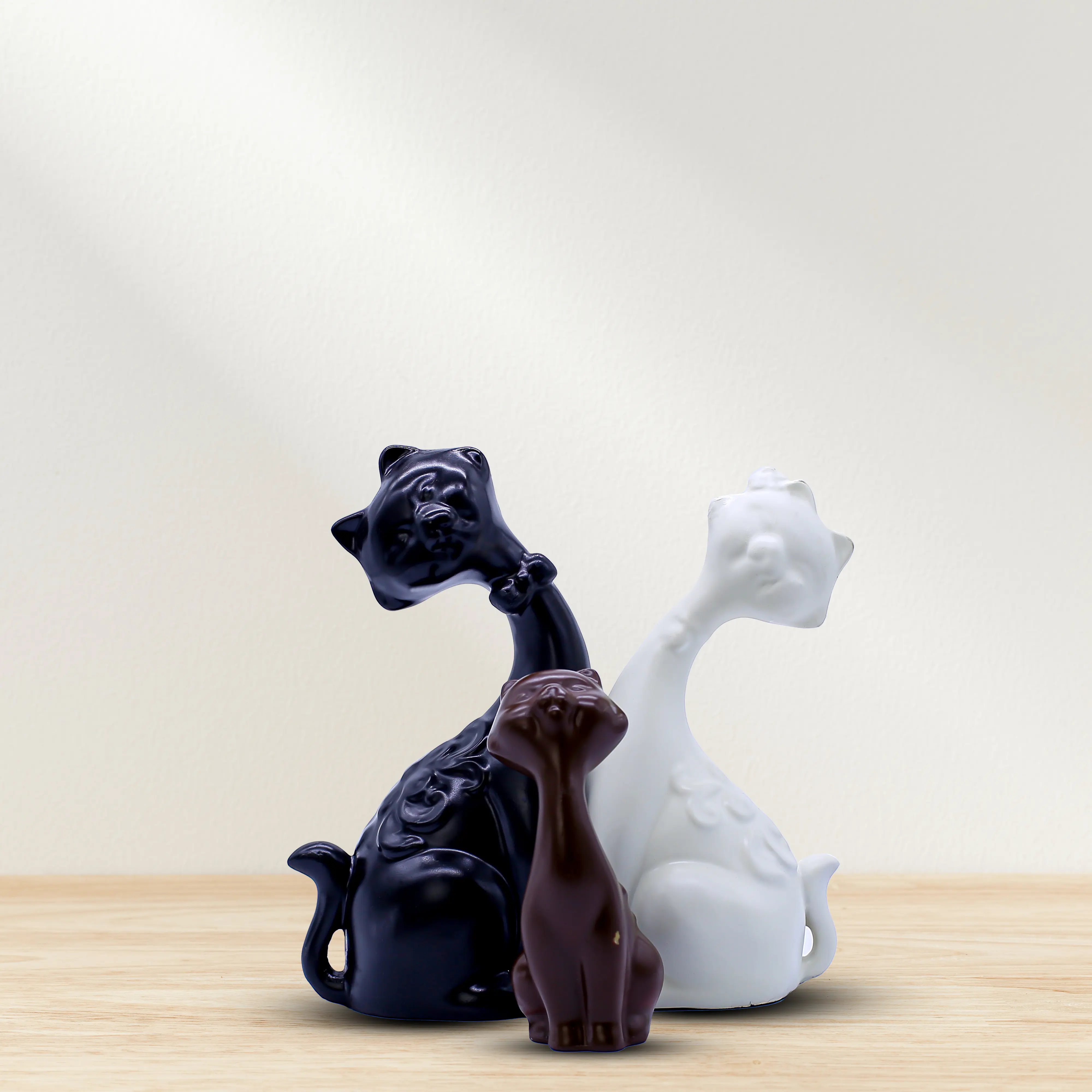 Smilling Cat Set of 3