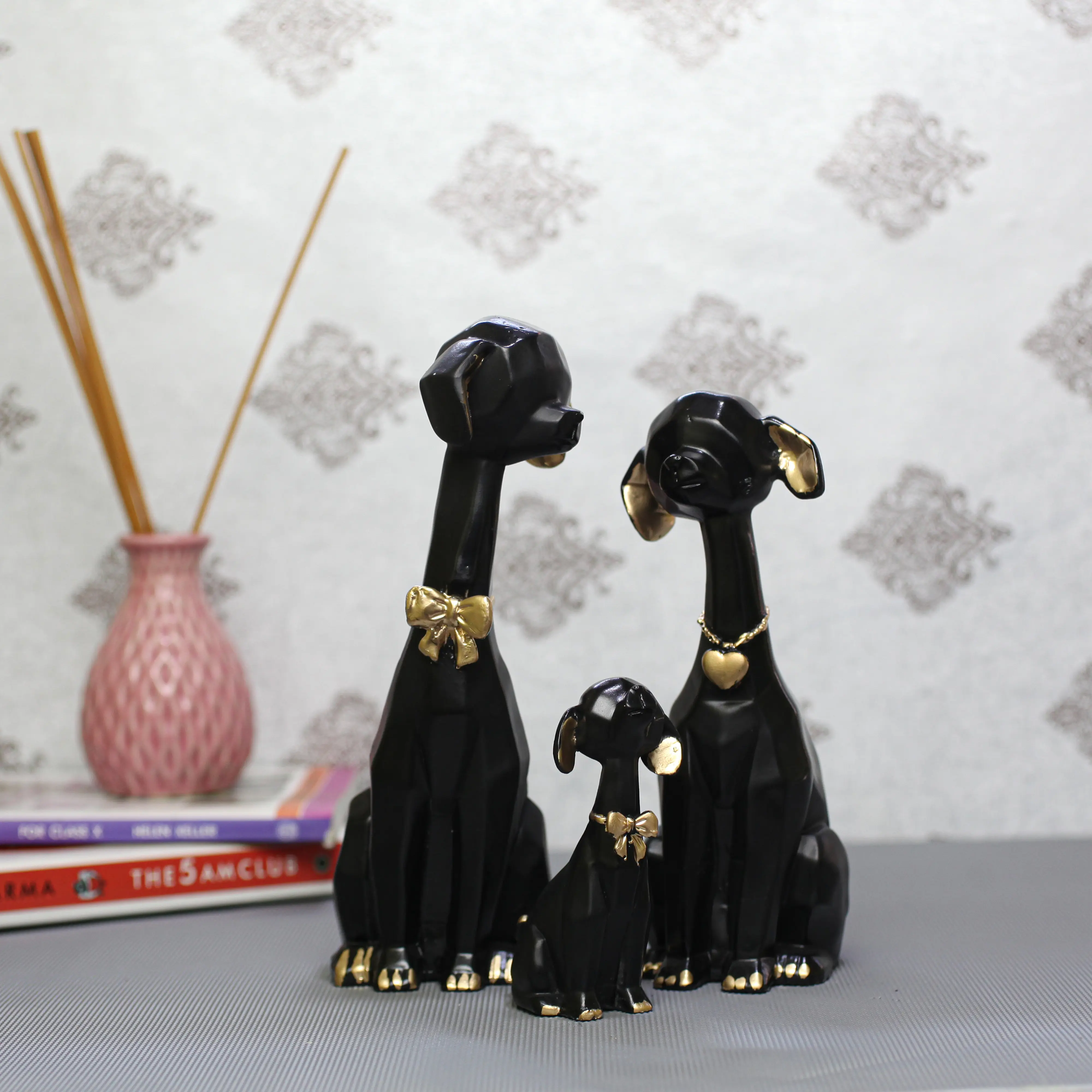 Sitting Dog Set of 3