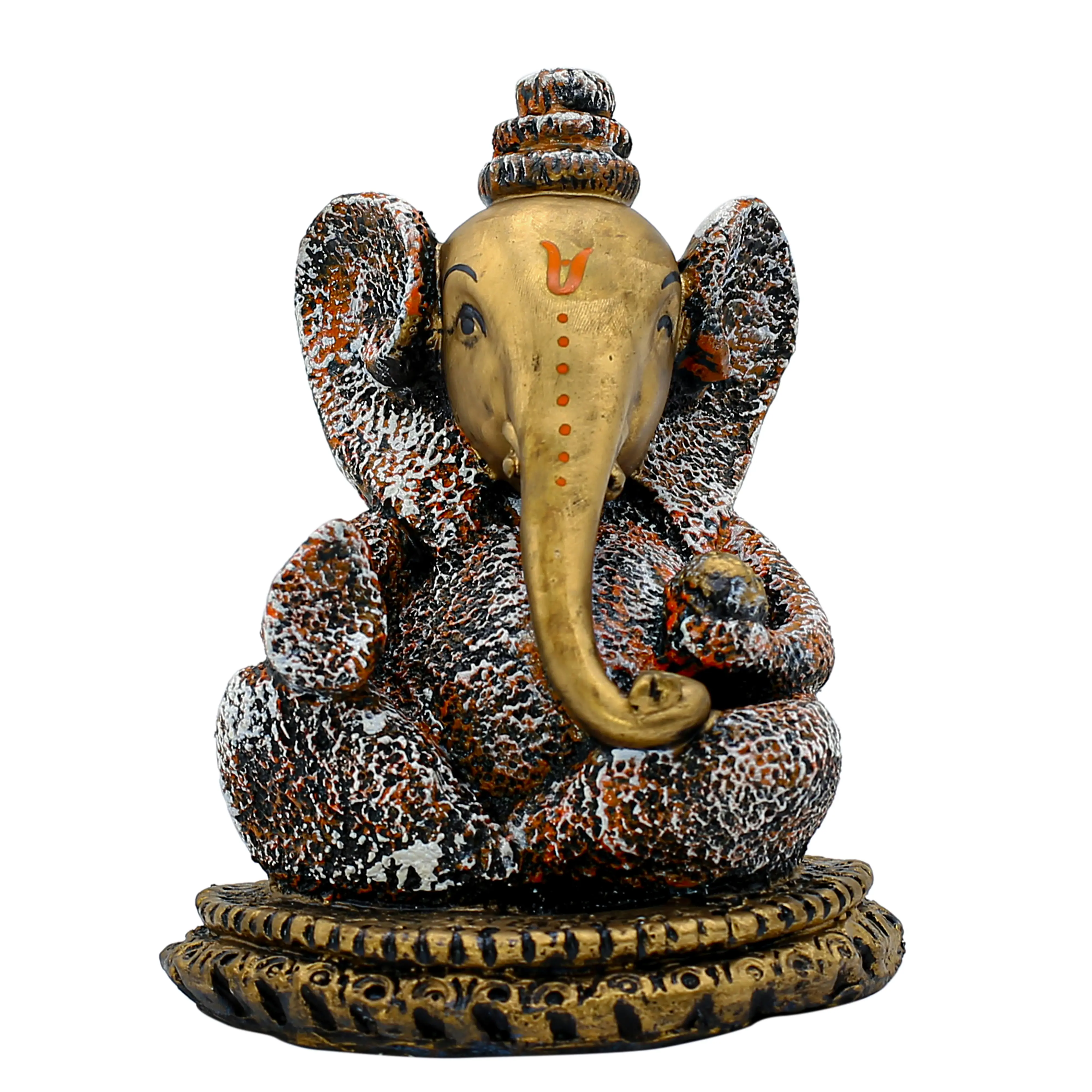 Ganesh on Round Base