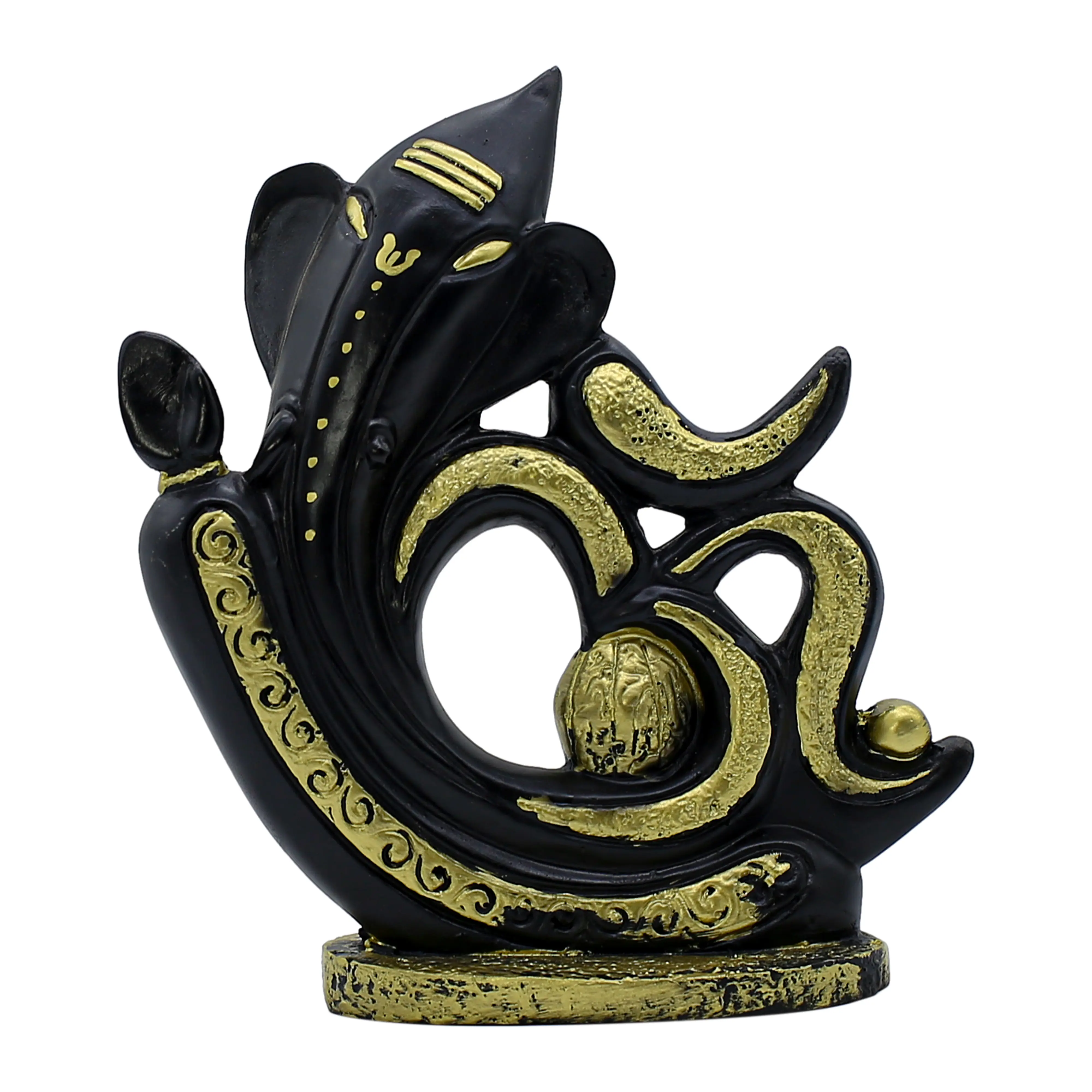 OM Ganesha Black Gold