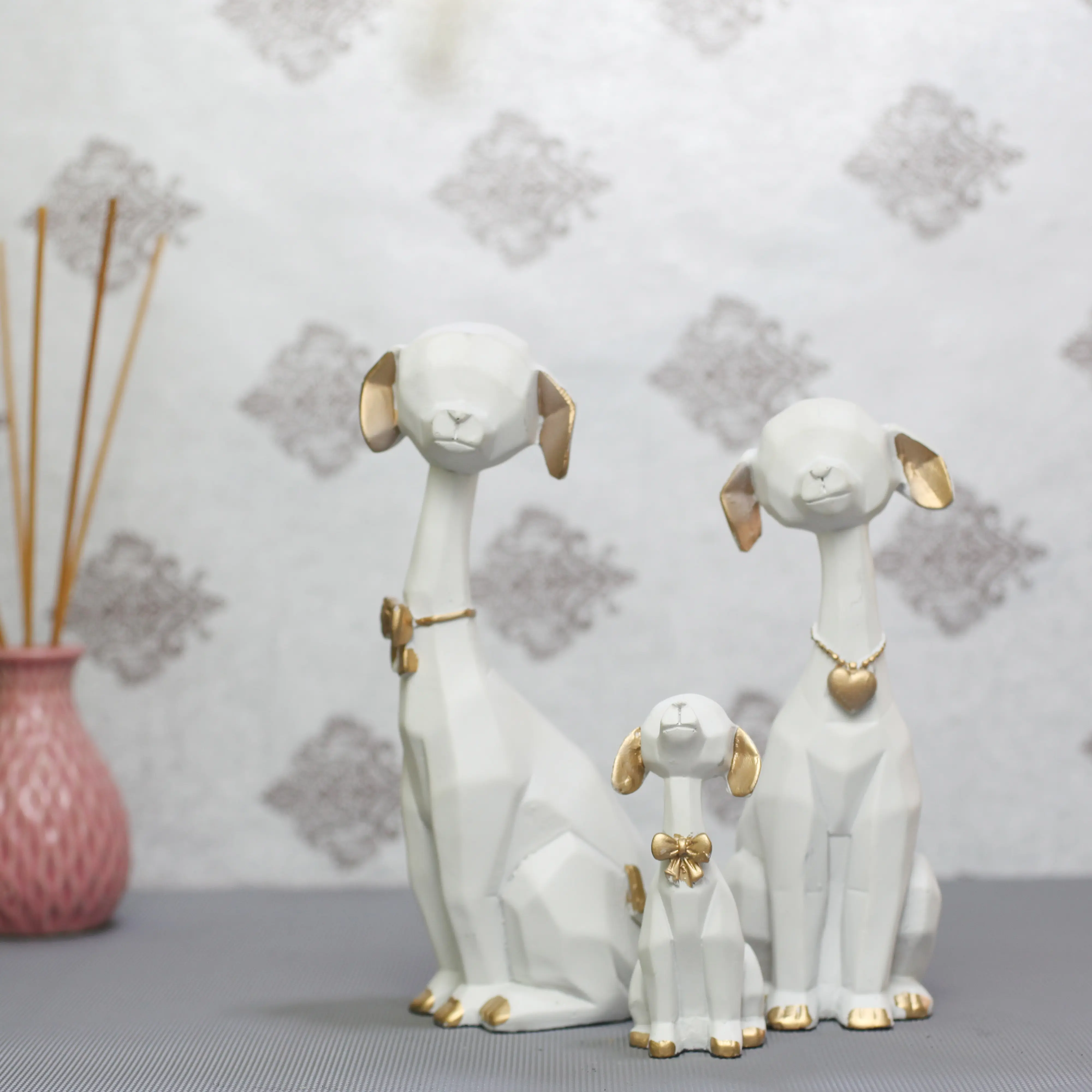 Sitting Dog Set of 3