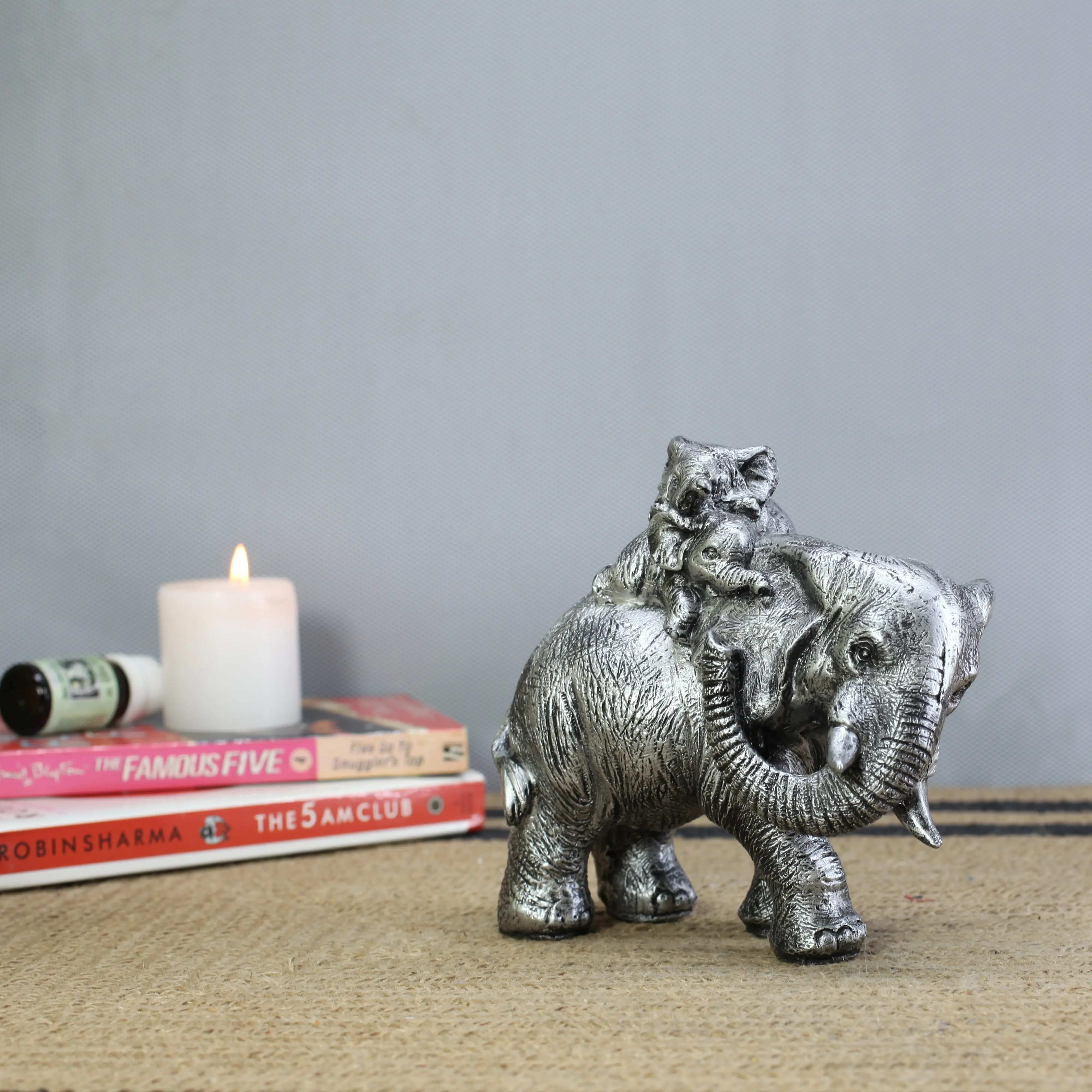 3 Playing Elephant 1 Silver