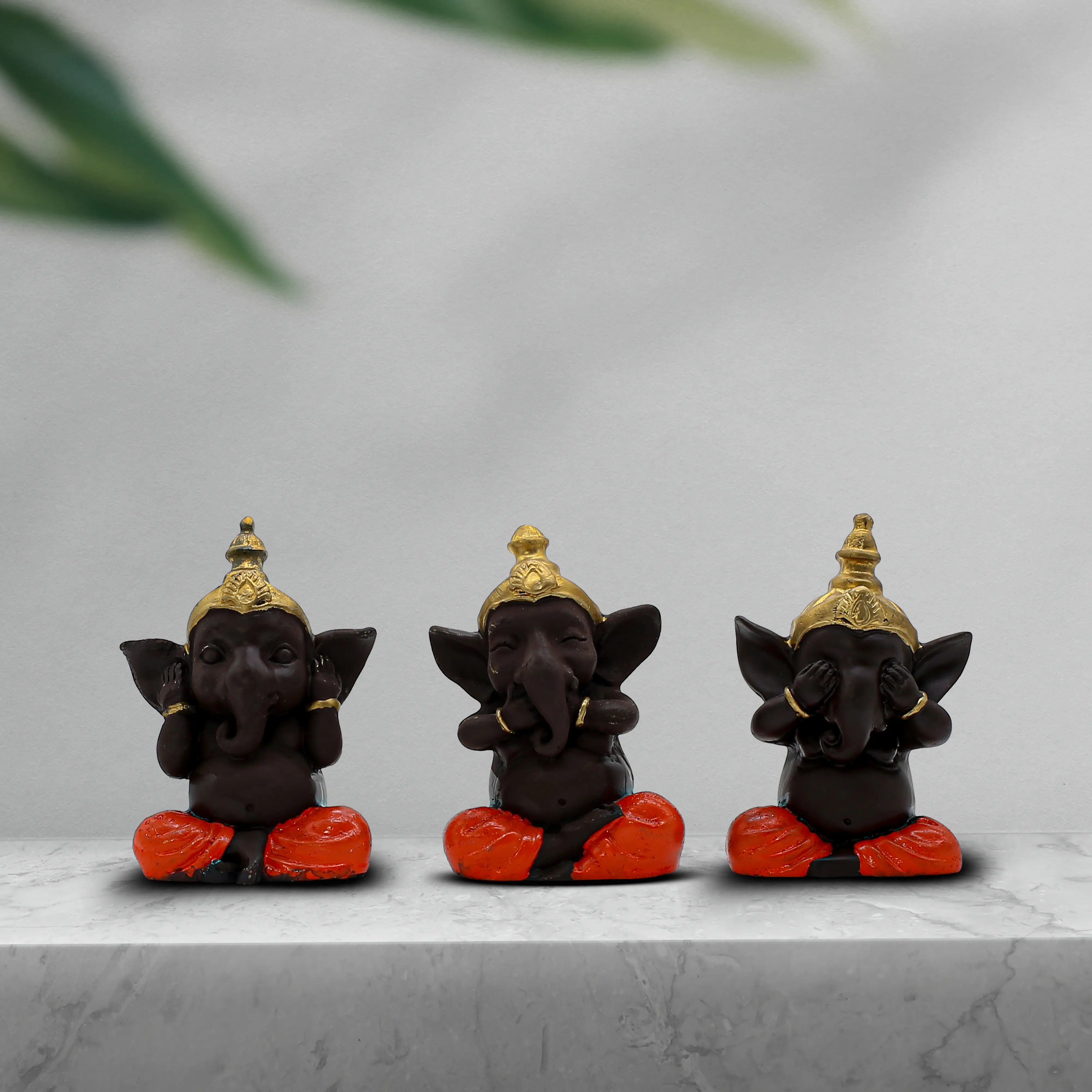 Gandhi Ganesh Set Of 3